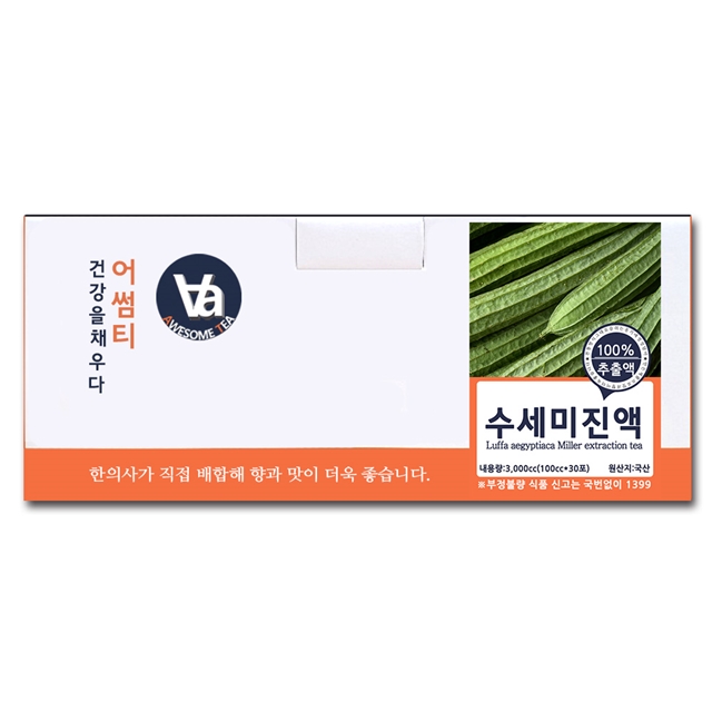 어썸티 국산 수세미즙 진액 엑기스 100ml x 30개입 - 상세 이미지 2