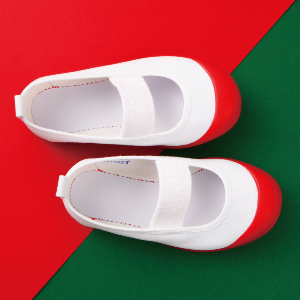 [기성]아사히실내화컬러코 화이트 140mm