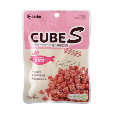 아스쿠 맘스큐브 연어, 60g, 1개 - 상품 이미지