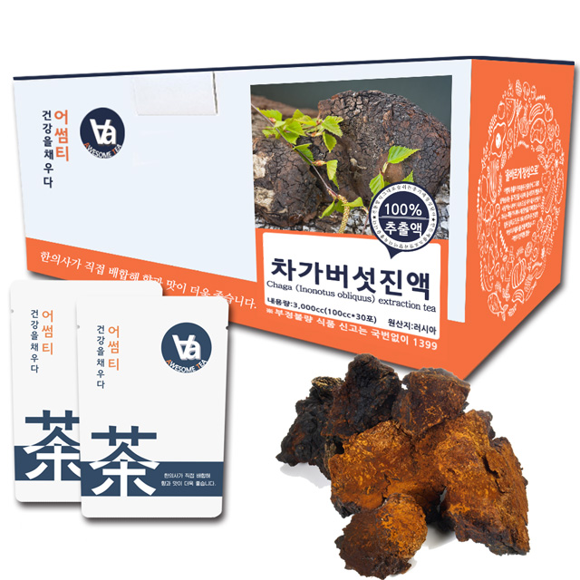 러시아 차가버섯 즙 엑기스 진액 100ml x 30개입