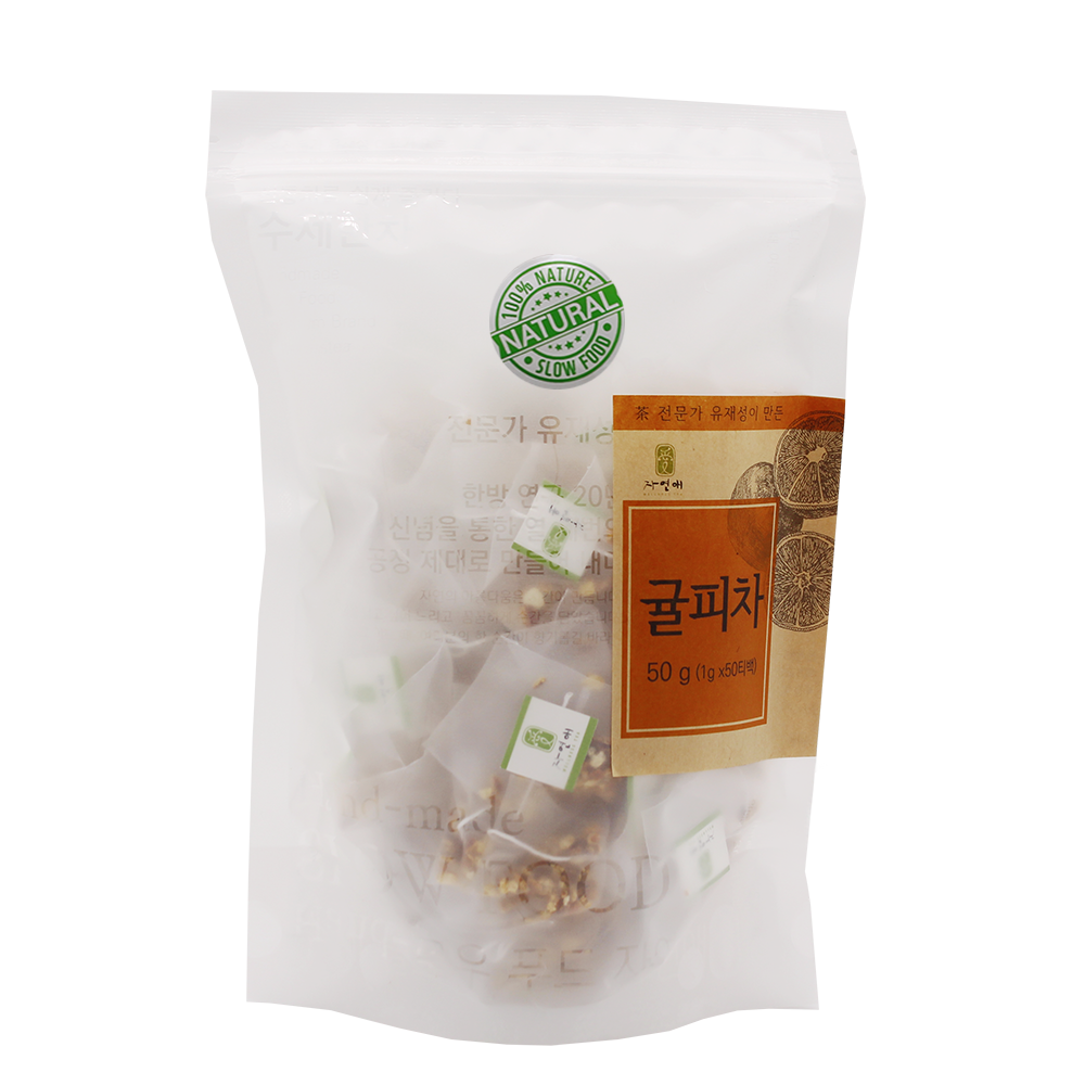 물대신 마시기 좋은 향긋한 귤피차 50티백 이미지 6