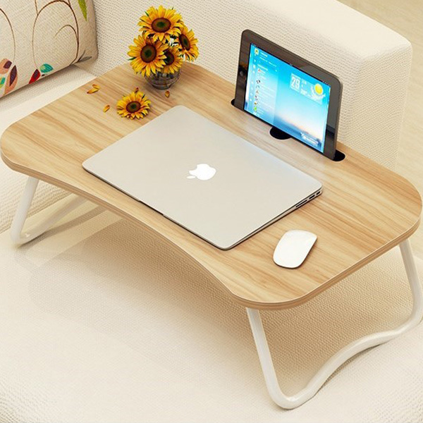로에드 컵홀더 접이식 테이블 좌식 노트북 침대 테이블 미니 테이블 베드트레이