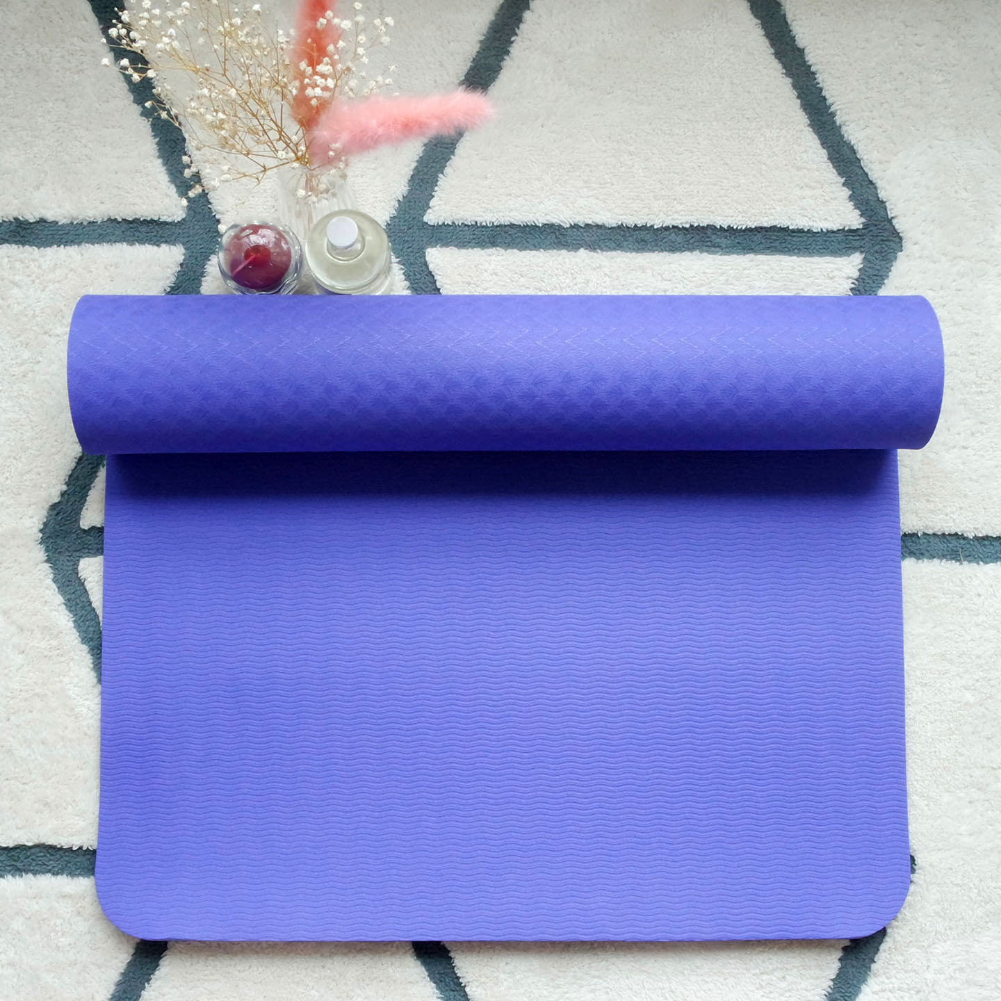 요가매트 홈트매트 헬스장매트 TPE 6mm