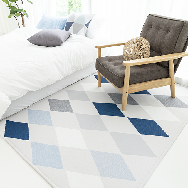 마이하우스 먼지없는 방수 사계절 거실 러그 다이아 200x145