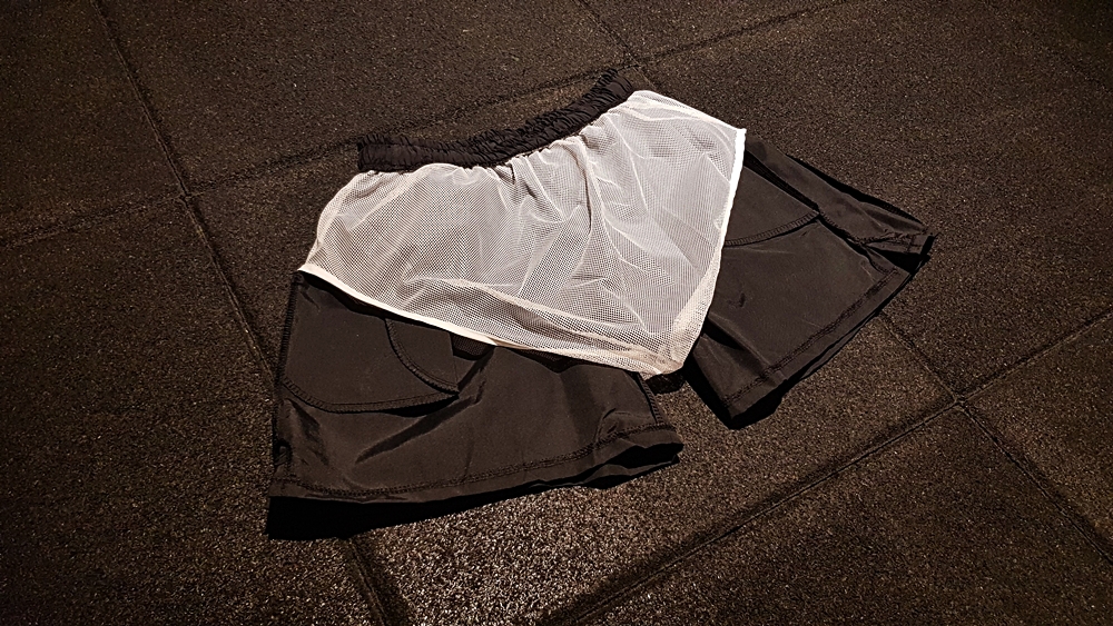 비스트모드 폴리스윔 헬스반바지 러닝쇼츠 짐웨어 블랙 이미지 2