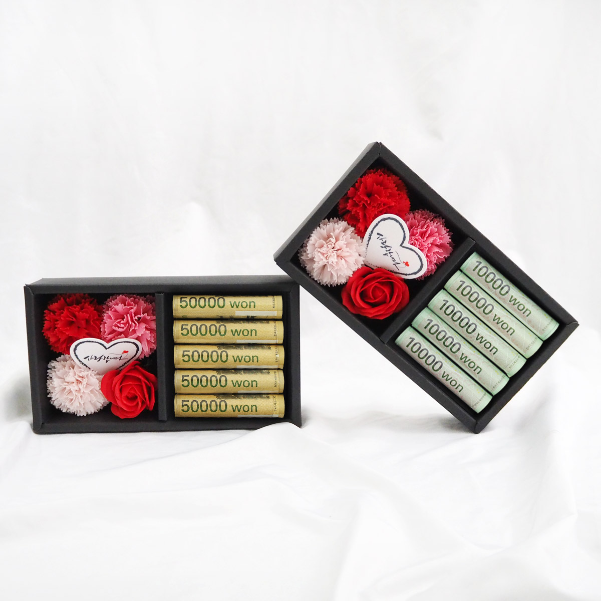 어버이날 카네이션 메세지 미니 용돈박스 부모님 플라워 돈다발 부모님 환갑선물 용돈이벤트