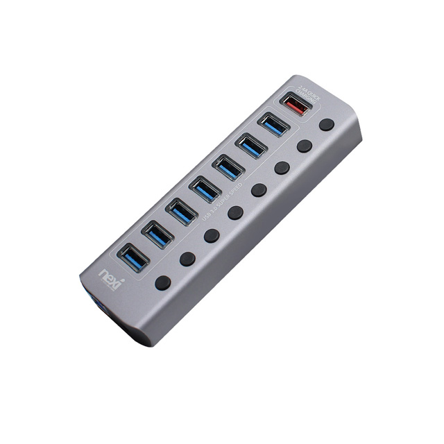 넥시 NX-U1008P USB3.0 7포트 충전 1포트 유전원 USB허브 NX809 - 상세 이미지 5
