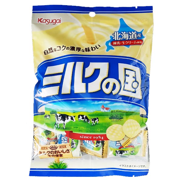 카수가이 밀크노 쿠니 우유 사탕 115g 일본 캔디 까이