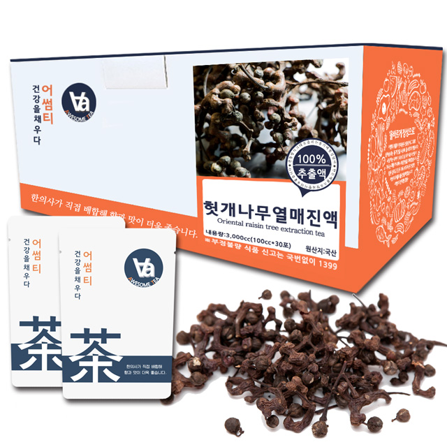 국산 헛개나무열매 차 즙 진액 100ml x 30개입 - 상품 이미지