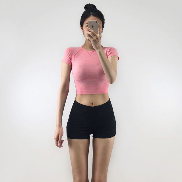 힙업 3부 레깅스 반바지 요가 필라테스 숏 팬츠 바이커쇼츠 이미지 8