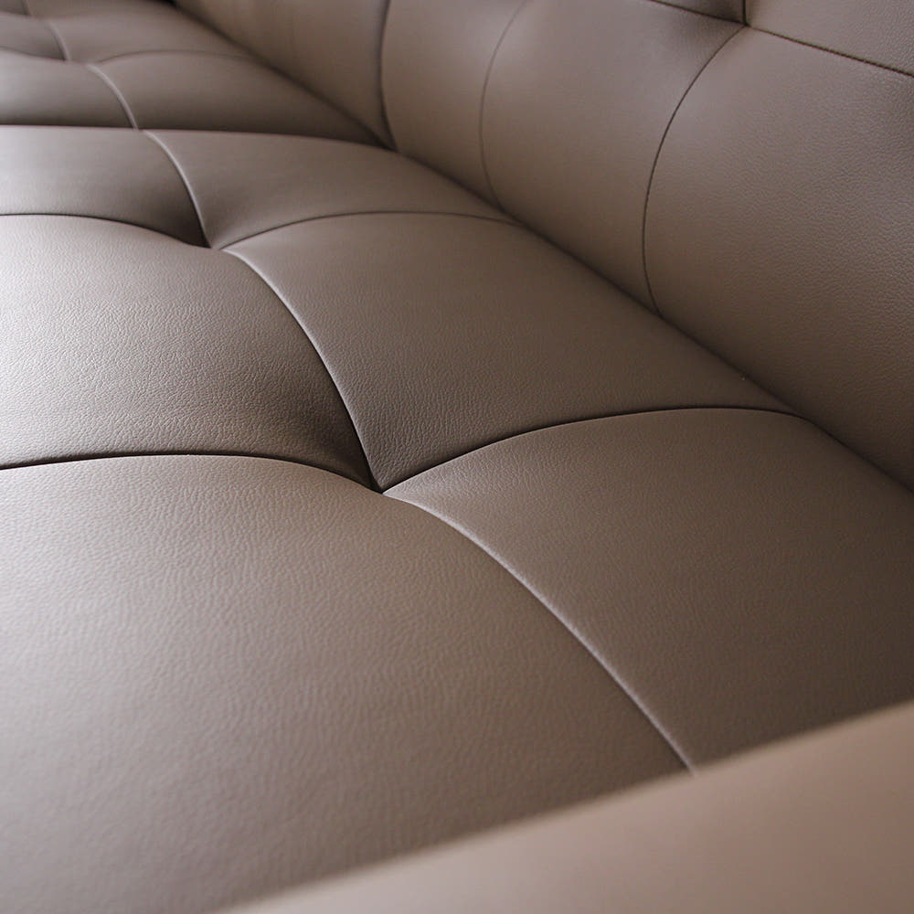 알토 천연가죽 3인 소파 정면 이미지