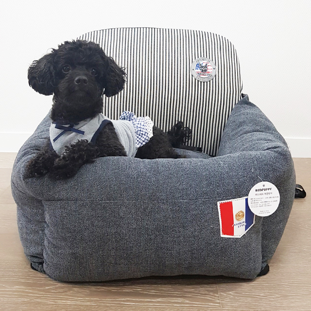 강아지 반려견 카시트 쿠션빵빵 펫 애견 드라이빙킷