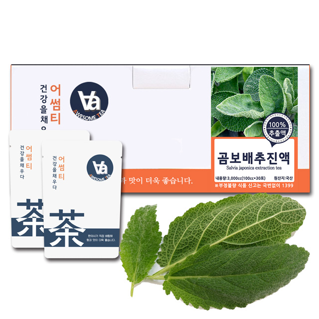 어썸티 국산 곰보배추 즙 진액 (배암차즈기) 100ml x 30개입 - 상세 이미지 3