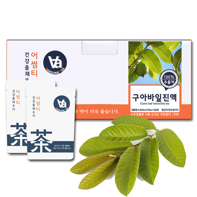 인도네시아 구아바잎 차 즙 진액 100ml x 30개입 - 상세 이미지 3