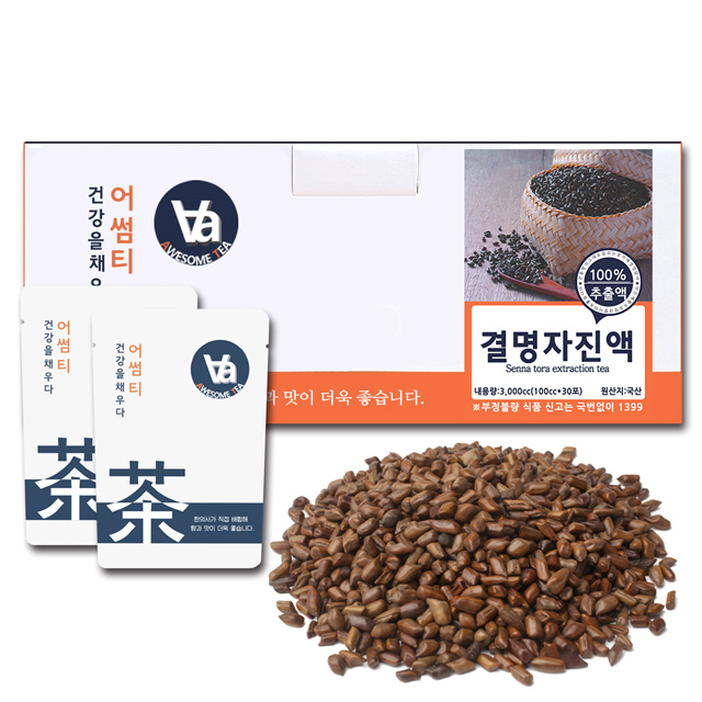 국산 볶은 결명자 차 즙 진액 100ml x 30개입 - 상세 이미지 3