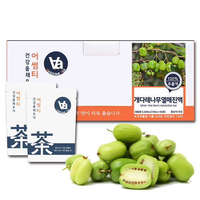 어썸티 국산 개다래즙 진액 엑기스 100ml x 30개입 - 상세 이미지 3