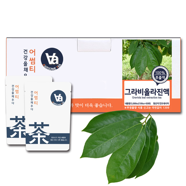 그라비올라잎 차 즙 진액 100ml x 30개입 - 상세 이미지 3