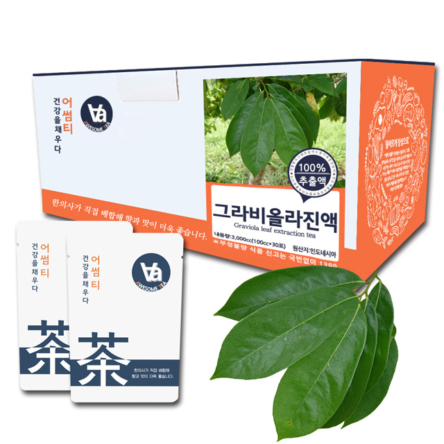 그라비올라잎 차 즙 진액 100ml x 30개입 - 메인 이미지