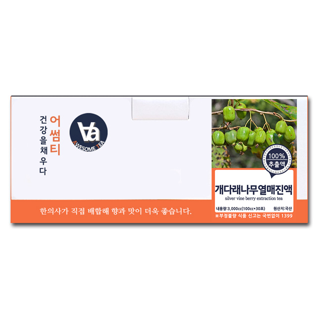 어썸티 국산 개다래즙 진액 엑기스 100ml x 30개입 - 상세 이미지 2