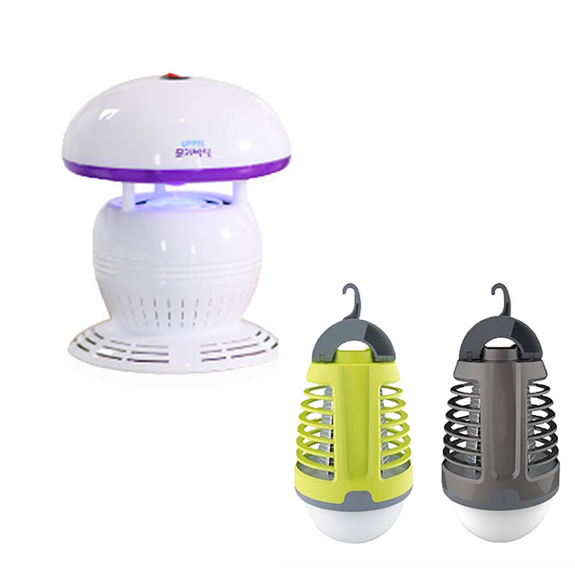 유펠 모기박살 LED 모기퇴치기 벌레 해충퇴치기 1세트 2세트 uffel 모스키토