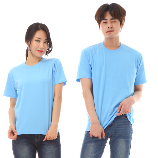 서빙유니폼(30수면)소라라운드반팔 단체티셔츠 식당유니폼 홀서빙복 - 상세 이미지 3