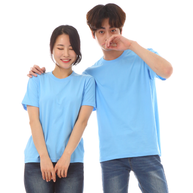 서빙유니폼(30수면)소라라운드반팔 단체티셔츠 식당유니폼 홀서빙복 - 상세 이미지 2