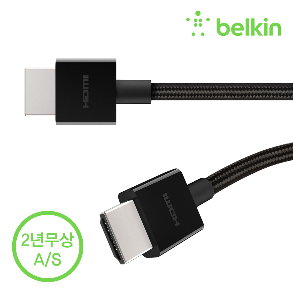 벨킨 UHD 고속 HDMI 2.1 케이블 2M 애플TV 호환 4K 120Hz 8K 60Hz HDR VRR AV10176bt2M - 상세 이미지 3