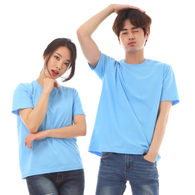서빙유니폼(30수면)소라라운드반팔 단체티셔츠 식당유니폼 홀서빙복 - 상세 이미지 4