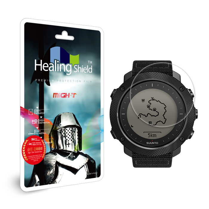 스마트워치 순토 트래버스 알파 액정보호 시계 투명 강화유리필름1매 - 상품 이미지