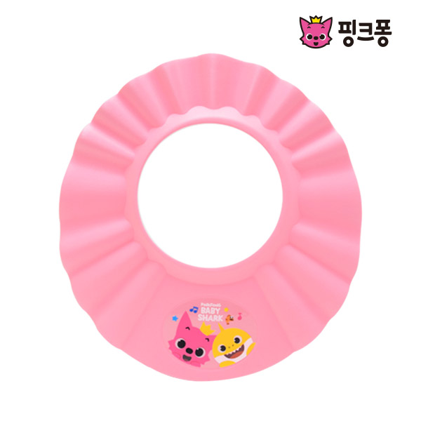 핑크퐁 아기상어 아기 샴푸캡 유아 샤워캡 목욕용품 - 상품 이미지