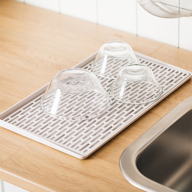 심플 식기 건조대 배수 트레이 원룸 접시 렉 그릇 거치대 수저통