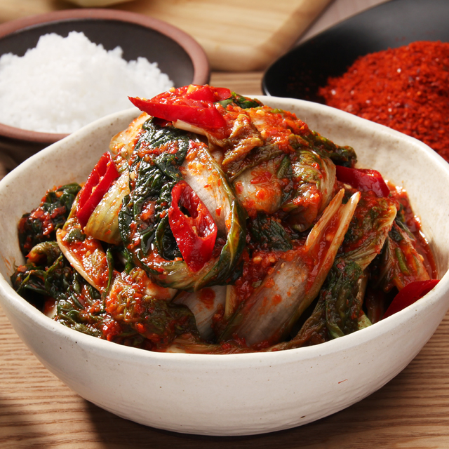선김치 국산 맛있는 전라도 얼갈이 김치 2kg 이미지 2