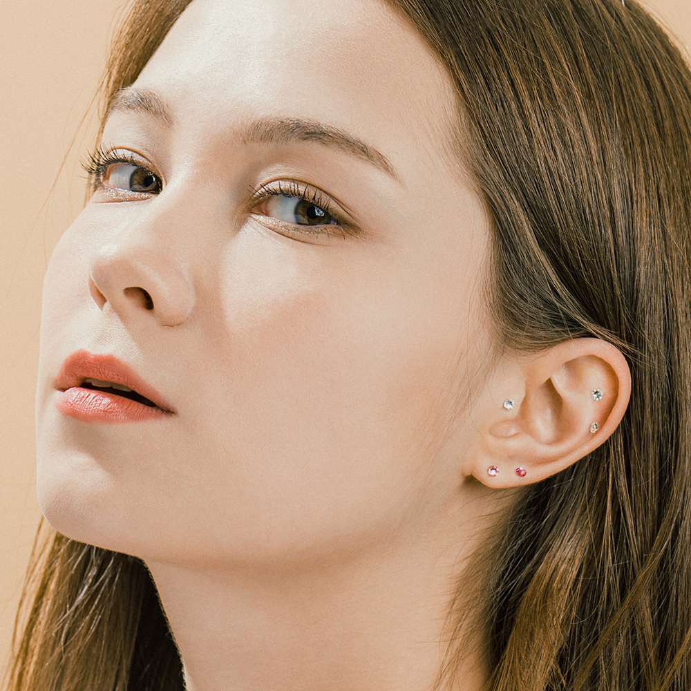 미인츠보 이혈기석 귀지압패치 귀 혈자리 지압스티커 크리스탈 귀침 - 상세 이미지 4