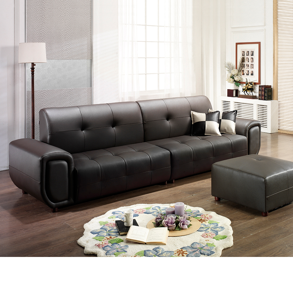 서광퍼니처 베스트 라텍스 4인용소파 스툴세트