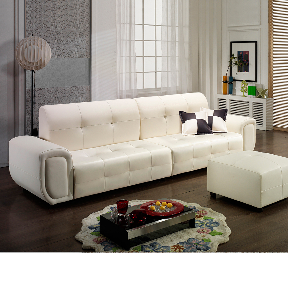 서광퍼니처 베스트 라텍스 4인용소파 스툴세트