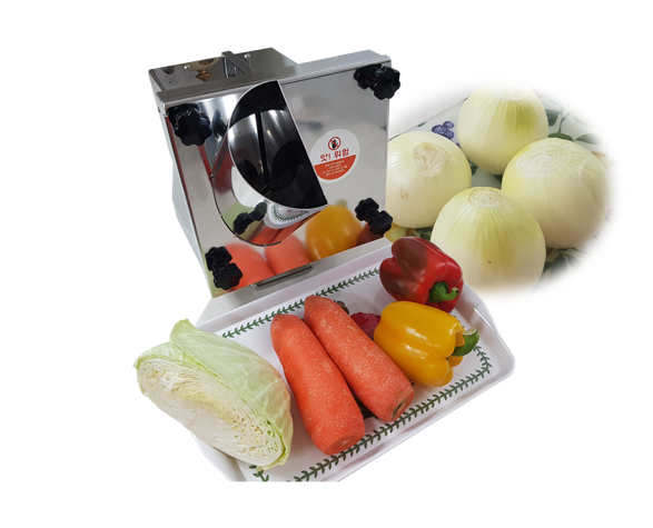 신영산업-국산야채절단기 양슬이 (SY-6098) KC인정 양파와대파동시 피자집토핑 찜집용 - 상품 이미지