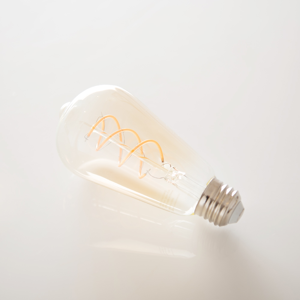 LED 에디슨 램프 스파이럴 골든글라스 ST64 4W - 상세 이미지 2