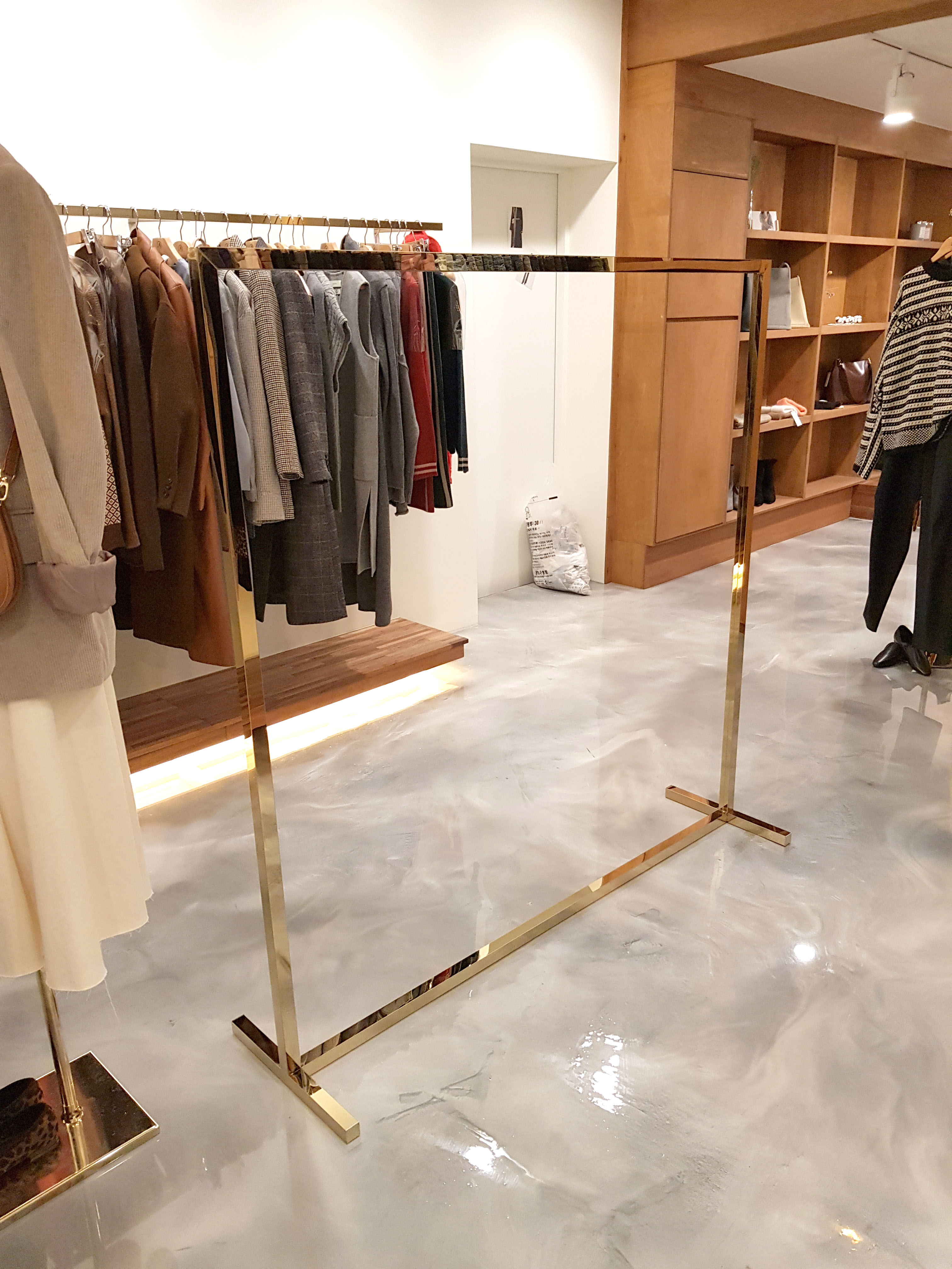 주문제작 스탠드옷걸이 이동식 스탠드 골드 실버 촬영 옷걸이 드레스룸