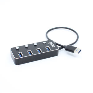 넥시 NX-UH3004S USB허브 USB3.0 4포트 무전원 개별스위치 개봉기 | 실사용 후기 - 상품 이미지 4