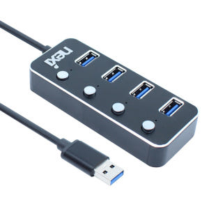 넥시 NX-UH3004S USB허브 USB3.0 4포트 무전원 개별스위치 개봉기 | 실사용 후기 - 상품 이미지 2