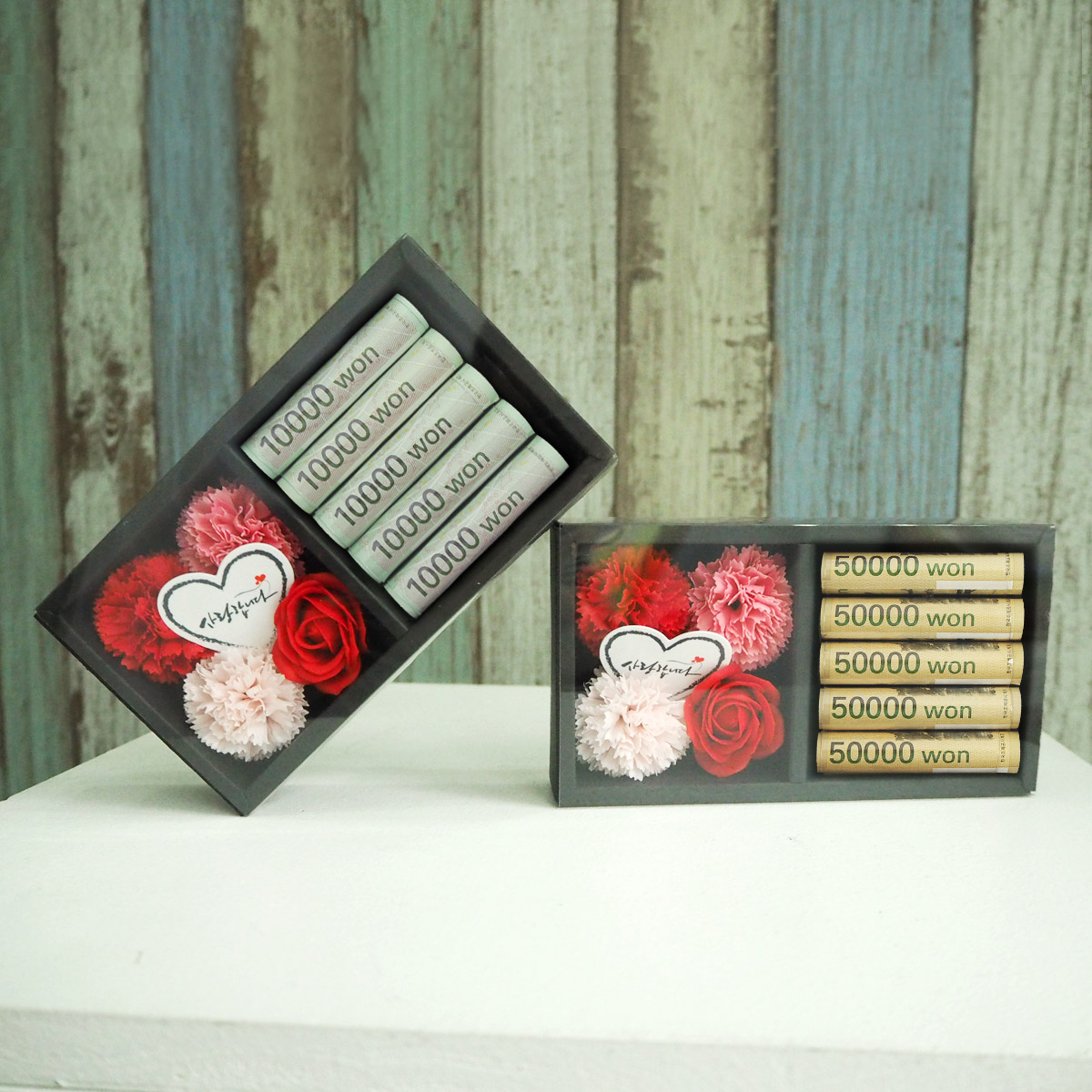 어버이날 카네이션 메세지 미니 용돈박스 부모님 플라워 돈다발 부모님 환갑선물 용돈이벤트