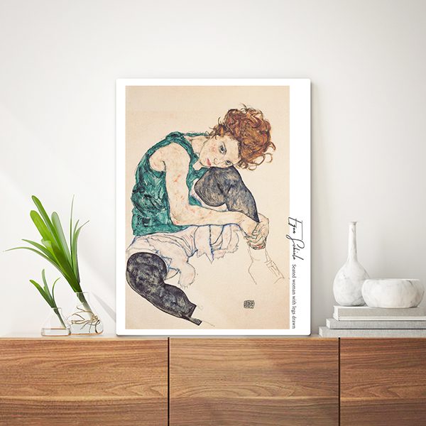 좌식 미니상 작은 미니밥상 접이식 테이블 소(60x40) 앙리마티스-A 27cm기본다리