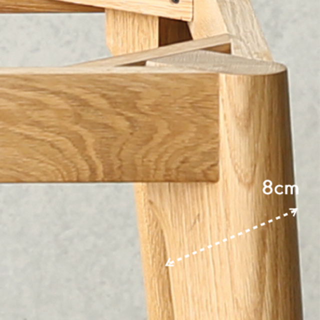 [오크 우드슬랩] 화이트오크 백참나무 OAK 화이트오크 원형 테이블 - 베이직