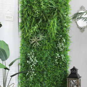 그린월 인테리어 조화 플랜트월 수직정원 인조 식물벽 벽면녹화 잔디벽 40... 실사용 후기 | 효과 있을까? - 상품 이미지 1