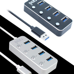 넥시 NX-UH3004S USB허브 USB3.0 4포트 무전원 개별스위치 개봉기 | 실사용 후기 - 상품 이미지 1