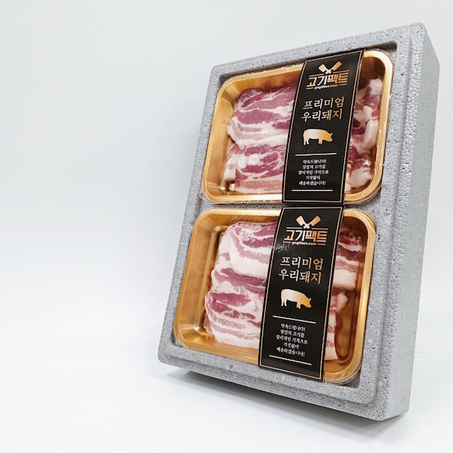 마장동고기팩트 한돈 삼겹살 선물세트 600g - 상세 이미지 2