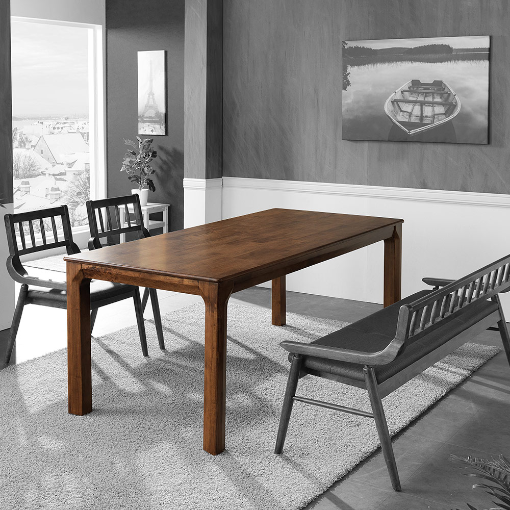 스코나 하멜른 원목 1400 다이닝 식탁 테이블