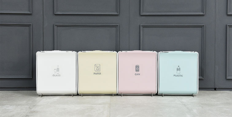 가정용 분리수거함 재활용분리수거함 대용량 쓰레기통 1단 32리터