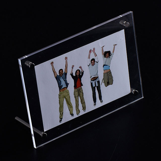 투명 아크릴 스탠드 탁상용 가족 액자