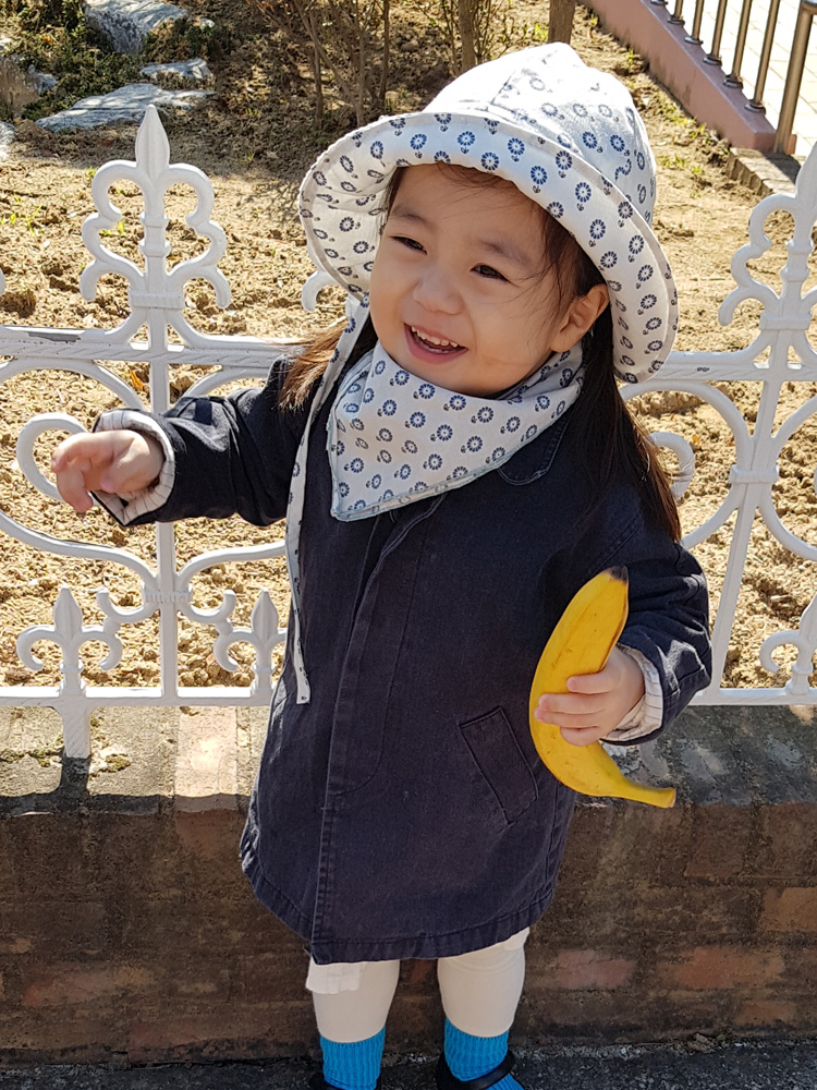 여름썬햇 유아 면벙거지 아기모자 - 상세 이미지 3